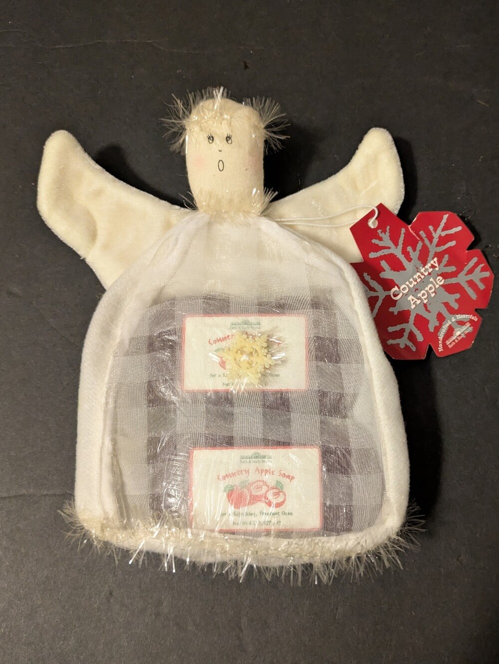 Bath & Body Works Soap Country Apple in White Angel Soap Pocket 2 Bars Soap NWT